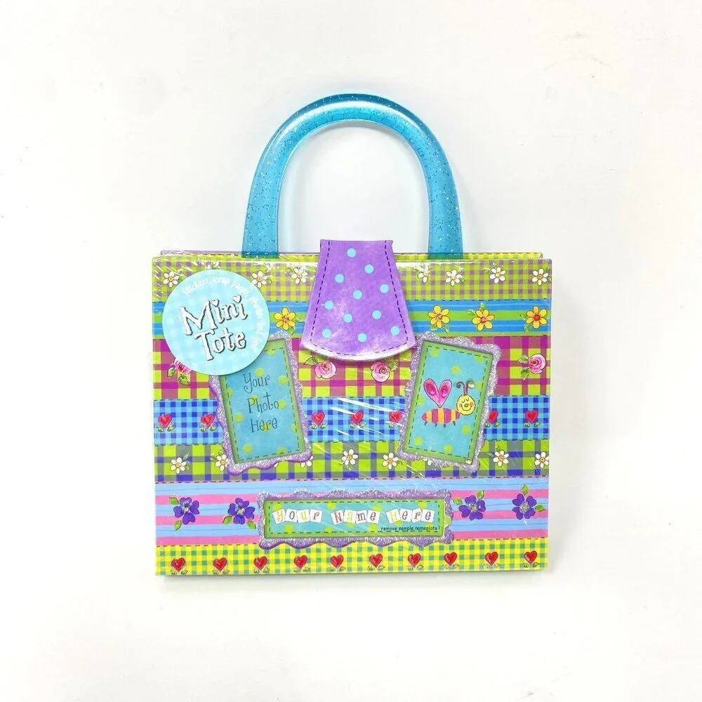 Artistic Studios Limited Mini Tote Notebook Butterflies New Sealed Stickers